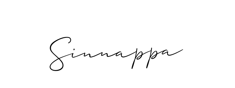 Also You can easily find your signature by using the search form. We will create Sinnappa name handwritten signature images for you free of cost using Allison_Script sign style. Sinnappa signature style 2 images and pictures png