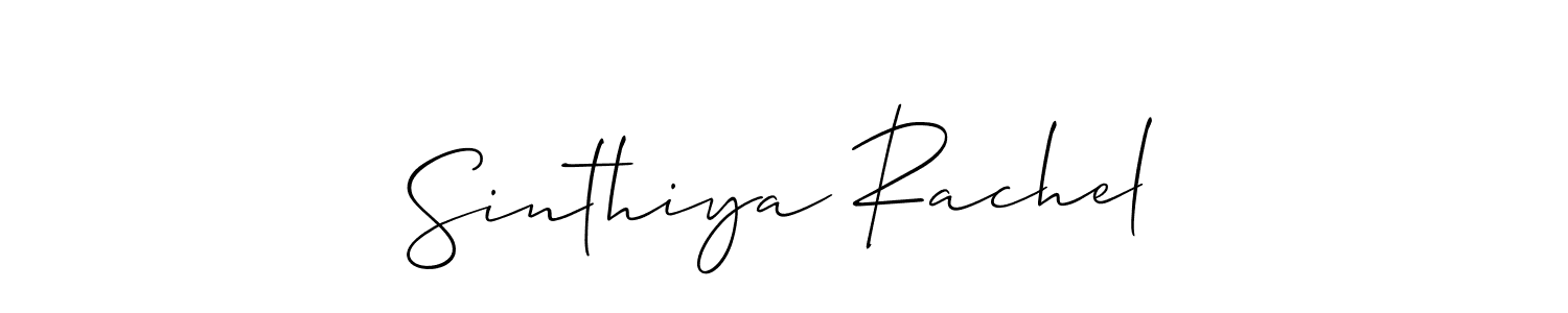 Make a beautiful signature design for name Sinthiya Rachel. Use this online signature maker to create a handwritten signature for free. Sinthiya Rachel signature style 2 images and pictures png