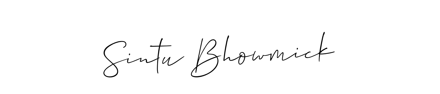 Here are the top 10 professional signature styles for the name Sintu Bhowmick. These are the best autograph styles you can use for your name. Sintu Bhowmick signature style 2 images and pictures png