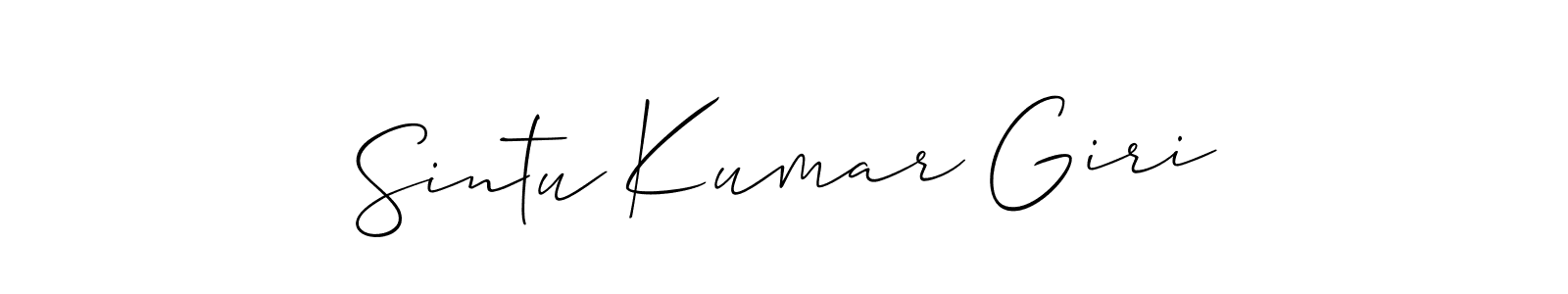 It looks lik you need a new signature style for name Sintu Kumar Giri. Design unique handwritten (Allison_Script) signature with our free signature maker in just a few clicks. Sintu Kumar Giri signature style 2 images and pictures png