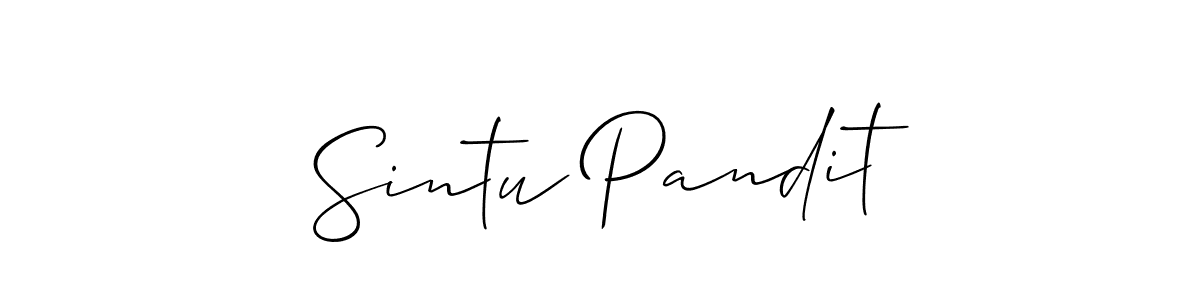 See photos of Sintu Pandit official signature by Spectra . Check more albums & portfolios. Read reviews & check more about Allison_Script font. Sintu Pandit signature style 2 images and pictures png