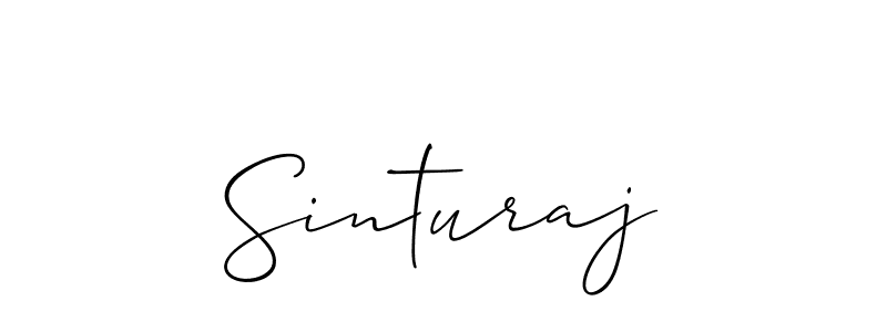 Make a beautiful signature design for name Sinturaj. With this signature (Allison_Script) style, you can create a handwritten signature for free. Sinturaj signature style 2 images and pictures png