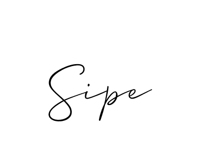 Also You can easily find your signature by using the search form. We will create Sipe name handwritten signature images for you free of cost using Allison_Script sign style. Sipe signature style 2 images and pictures png