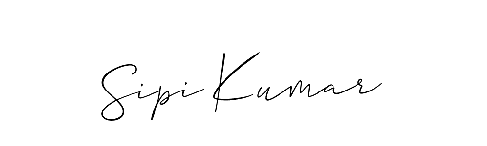 Best and Professional Signature Style for Sipi Kumar. Allison_Script Best Signature Style Collection. Sipi Kumar signature style 2 images and pictures png