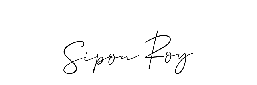 Make a beautiful signature design for name Sipon Roy. Use this online signature maker to create a handwritten signature for free. Sipon Roy signature style 2 images and pictures png