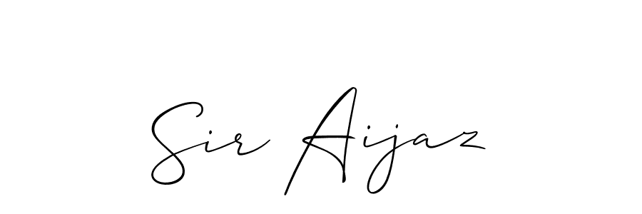 Here are the top 10 professional signature styles for the name Sir Aijaz. These are the best autograph styles you can use for your name. Sir Aijaz signature style 2 images and pictures png