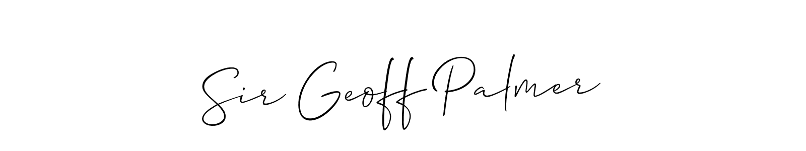 Best and Professional Signature Style for Sir Geoff Palmer. Allison_Script Best Signature Style Collection. Sir Geoff Palmer signature style 2 images and pictures png