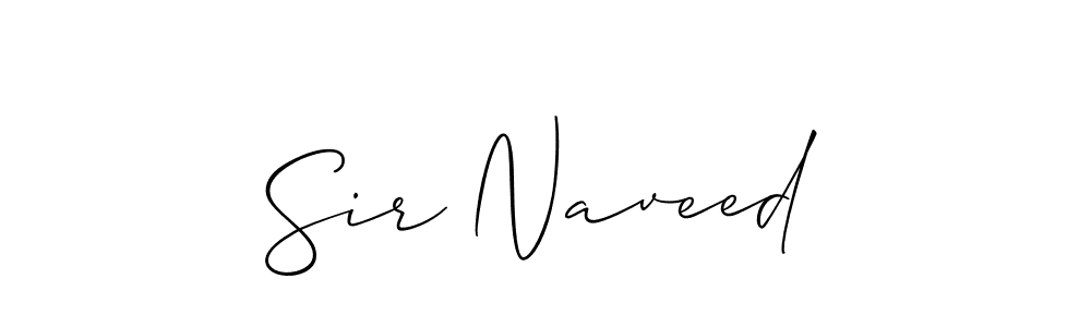 Sir Naveed stylish signature style. Best Handwritten Sign (Allison_Script) for my name. Handwritten Signature Collection Ideas for my name Sir Naveed. Sir Naveed signature style 2 images and pictures png