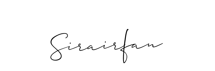 Also You can easily find your signature by using the search form. We will create Sirairfan name handwritten signature images for you free of cost using Allison_Script sign style. Sirairfan signature style 2 images and pictures png