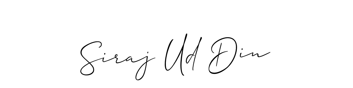 It looks lik you need a new signature style for name Siraj Ud Din. Design unique handwritten (Allison_Script) signature with our free signature maker in just a few clicks. Siraj Ud Din signature style 2 images and pictures png