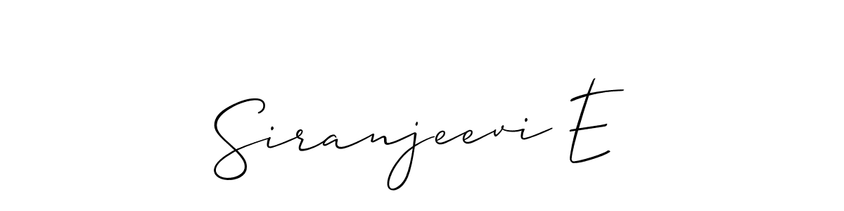 You can use this online signature creator to create a handwritten signature for the name Siranjeevi E. This is the best online autograph maker. Siranjeevi E signature style 2 images and pictures png