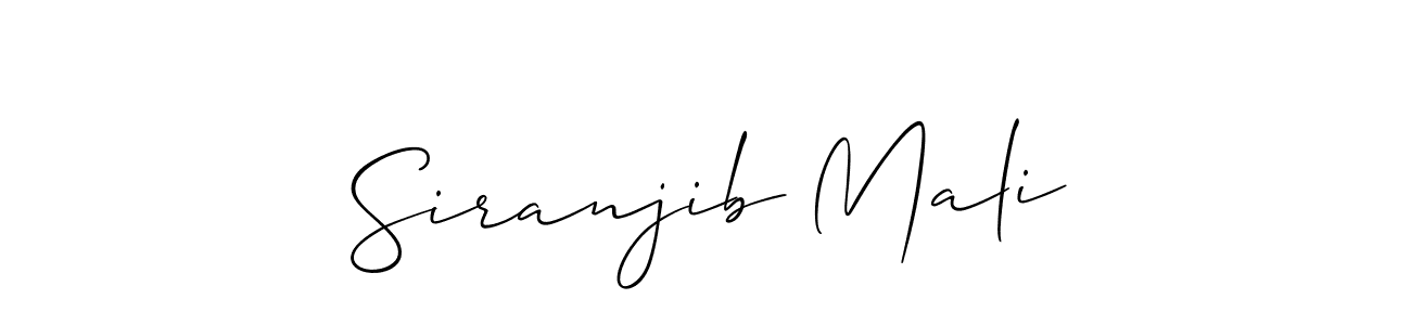 Once you've used our free online signature maker to create your best signature Allison_Script style, it's time to enjoy all of the benefits that Siranjib Mali name signing documents. Siranjib Mali signature style 2 images and pictures png