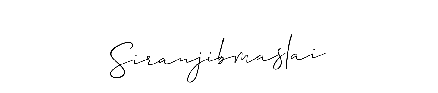 How to Draw Siranjibmaslai signature style? Allison_Script is a latest design signature styles for name Siranjibmaslai. Siranjibmaslai signature style 2 images and pictures png