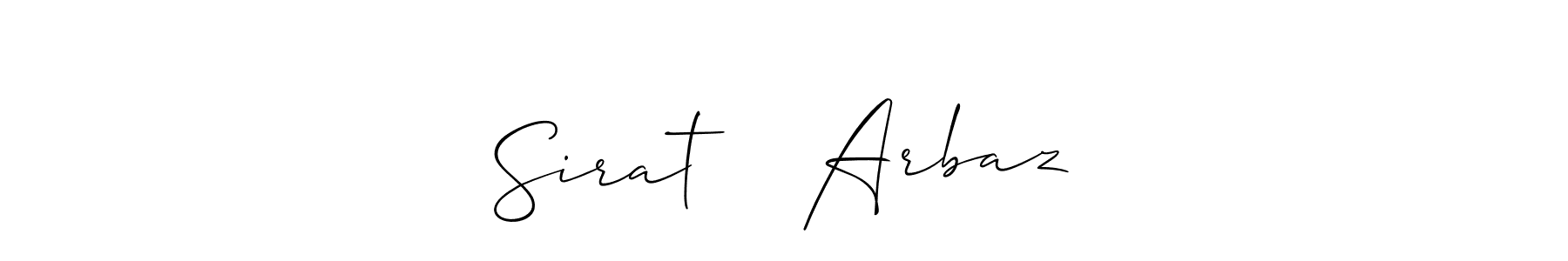 Check out images of Autograph of Sirat ❤️ Arbaz name. Actor Sirat ❤️ Arbaz Signature Style. Allison_Script is a professional sign style online. Sirat ❤️ Arbaz signature style 2 images and pictures png