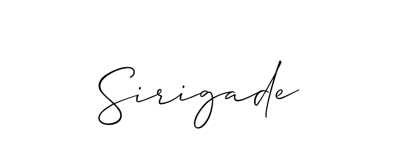 You can use this online signature creator to create a handwritten signature for the name Sirigade. This is the best online autograph maker. Sirigade signature style 2 images and pictures png