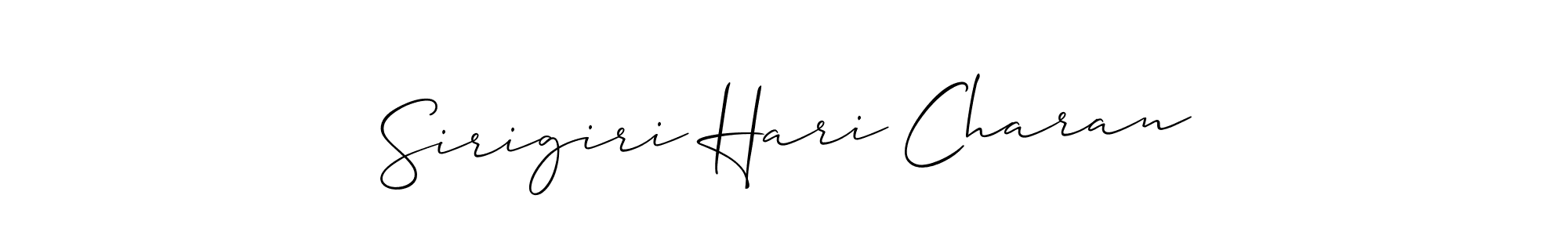 Make a beautiful signature design for name Sirigiri Hari Charan. Use this online signature maker to create a handwritten signature for free. Sirigiri Hari Charan signature style 2 images and pictures png