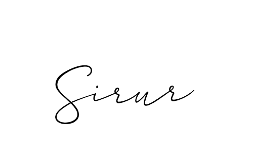 You can use this online signature creator to create a handwritten signature for the name Sirur. This is the best online autograph maker. Sirur signature style 2 images and pictures png