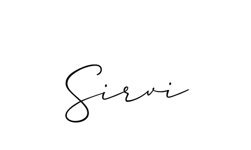 Also You can easily find your signature by using the search form. We will create Sirvi name handwritten signature images for you free of cost using Allison_Script sign style. Sirvi signature style 2 images and pictures png