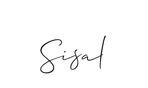 Also You can easily find your signature by using the search form. We will create Sisal name handwritten signature images for you free of cost using Allison_Script sign style. Sisal signature style 2 images and pictures png