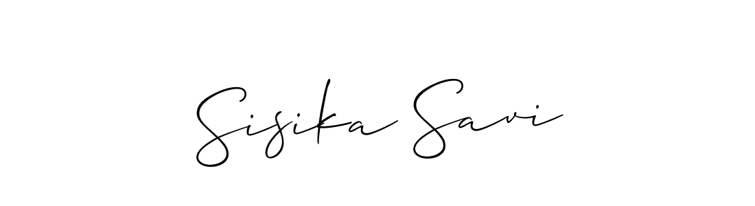Check out images of Autograph of Sisika Savi name. Actor Sisika Savi Signature Style. Allison_Script is a professional sign style online. Sisika Savi signature style 2 images and pictures png
