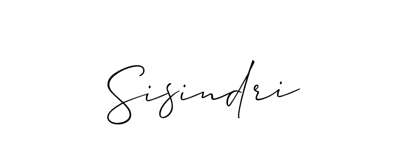 Sisindri stylish signature style. Best Handwritten Sign (Allison_Script) for my name. Handwritten Signature Collection Ideas for my name Sisindri. Sisindri signature style 2 images and pictures png
