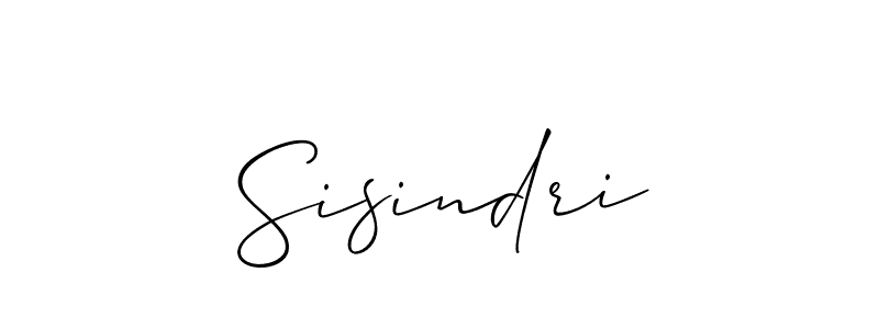 Sisindri stylish signature style. Best Handwritten Sign (Allison_Script) for my name. Handwritten Signature Collection Ideas for my name Sisindri. Sisindri signature style 2 images and pictures png