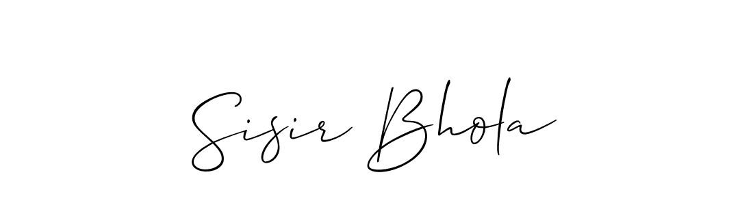 Once you've used our free online signature maker to create your best signature Allison_Script style, it's time to enjoy all of the benefits that Sisir Bhola name signing documents. Sisir Bhola signature style 2 images and pictures png