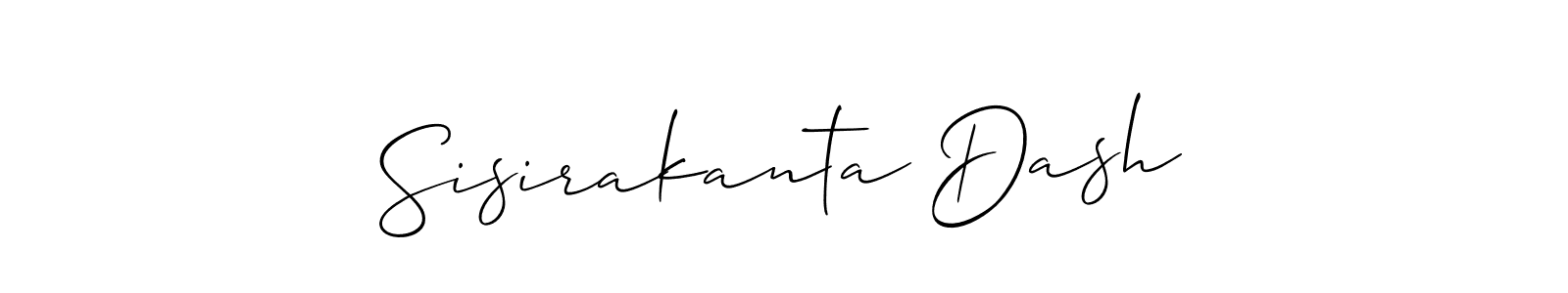 Make a short Sisirakanta Dash signature style. Manage your documents anywhere anytime using Allison_Script. Create and add eSignatures, submit forms, share and send files easily. Sisirakanta Dash signature style 2 images and pictures png