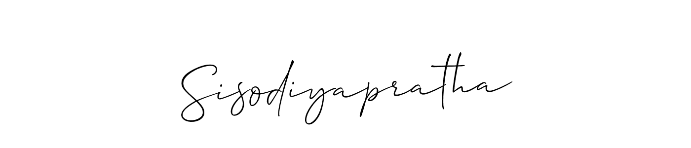 Best and Professional Signature Style for Sisodiyapratha. Allison_Script Best Signature Style Collection. Sisodiyapratha signature style 2 images and pictures png