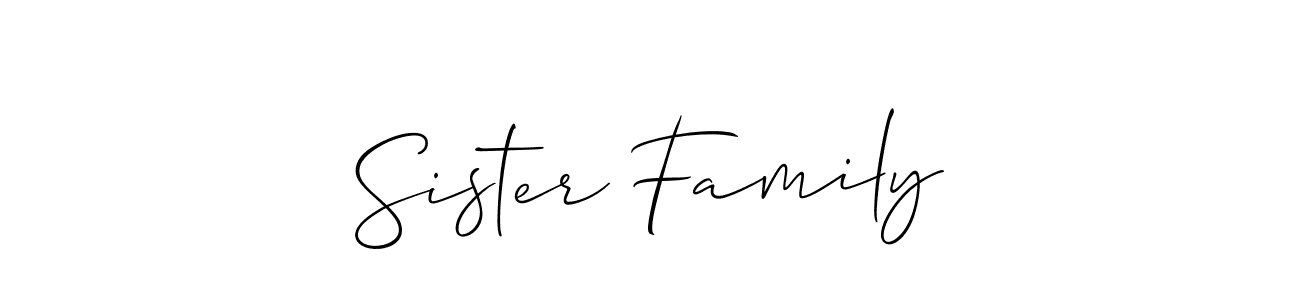 Here are the top 10 professional signature styles for the name Sister Family. These are the best autograph styles you can use for your name. Sister Family signature style 2 images and pictures png