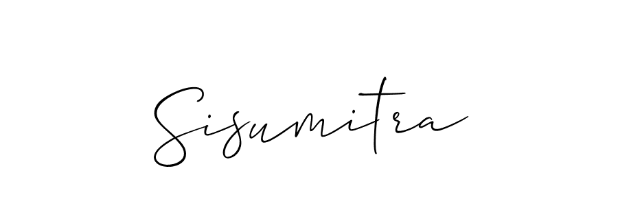 Use a signature maker to create a handwritten signature online. With this signature software, you can design (Allison_Script) your own signature for name Sisumitra. Sisumitra signature style 2 images and pictures png