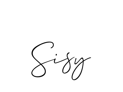 It looks lik you need a new signature style for name Sisy. Design unique handwritten (Allison_Script) signature with our free signature maker in just a few clicks. Sisy signature style 2 images and pictures png