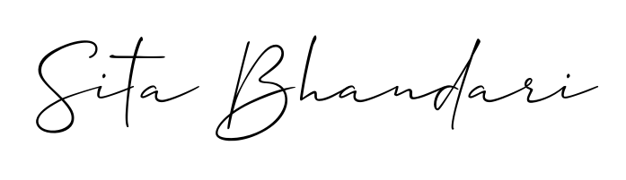 Design your own signature with our free online signature maker. With this signature software, you can create a handwritten (Allison_Script) signature for name Sita Bhandari. Sita Bhandari signature style 2 images and pictures png