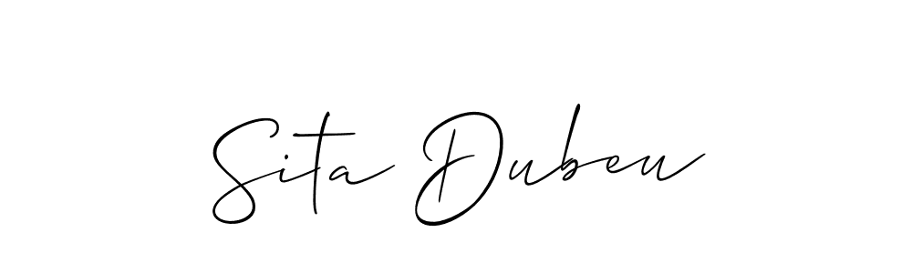 Make a short Sita Dubeu signature style. Manage your documents anywhere anytime using Allison_Script. Create and add eSignatures, submit forms, share and send files easily. Sita Dubeu signature style 2 images and pictures png