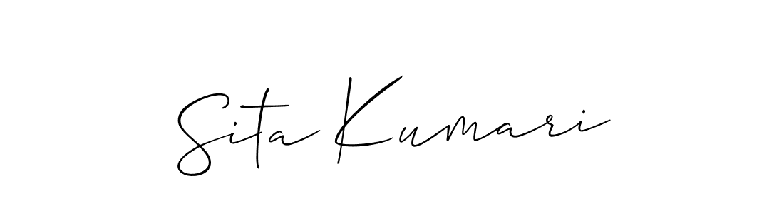 How to Draw Sita Kumari signature style? Allison_Script is a latest design signature styles for name Sita Kumari. Sita Kumari signature style 2 images and pictures png
