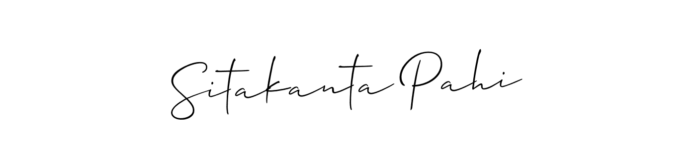 Best and Professional Signature Style for Sitakanta Pahi. Allison_Script Best Signature Style Collection. Sitakanta Pahi signature style 2 images and pictures png