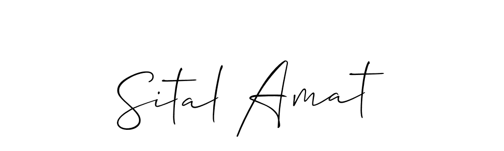 Check out images of Autograph of Sital Amat name. Actor Sital Amat Signature Style. Allison_Script is a professional sign style online. Sital Amat signature style 2 images and pictures png