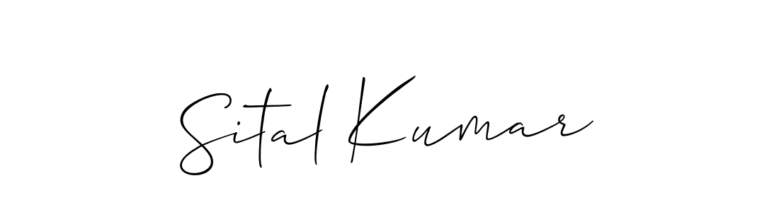 if you are searching for the best signature style for your name Sital Kumar. so please give up your signature search. here we have designed multiple signature styles  using Allison_Script. Sital Kumar signature style 2 images and pictures png