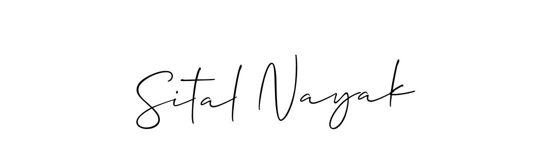 You should practise on your own different ways (Allison_Script) to write your name (Sital Nayak) in signature. don't let someone else do it for you. Sital Nayak signature style 2 images and pictures png