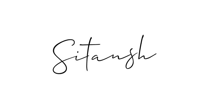 if you are searching for the best signature style for your name Sitansh. so please give up your signature search. here we have designed multiple signature styles  using Allison_Script. Sitansh signature style 2 images and pictures png