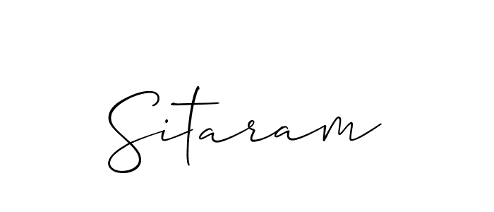 The best way (Allison_Script) to make a short signature is to pick only two or three words in your name. The name Sitaram include a total of six letters. For converting this name. Sitaram signature style 2 images and pictures png