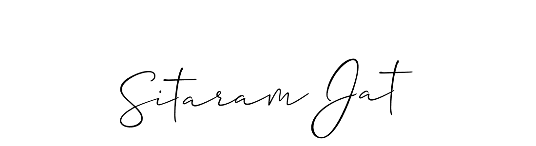 How to Draw Sitaram Jat signature style? Allison_Script is a latest design signature styles for name Sitaram Jat. Sitaram Jat signature style 2 images and pictures png