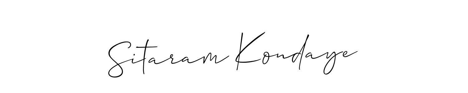 Once you've used our free online signature maker to create your best signature Allison_Script style, it's time to enjoy all of the benefits that Sitaram Kondaye name signing documents. Sitaram Kondaye signature style 2 images and pictures png