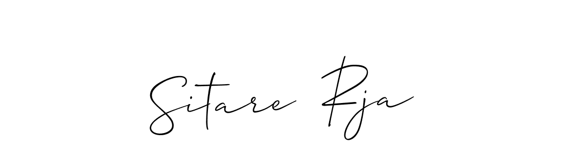 Also You can easily find your signature by using the search form. We will create Sitare  Rja name handwritten signature images for you free of cost using Allison_Script sign style. Sitare  Rja signature style 2 images and pictures png