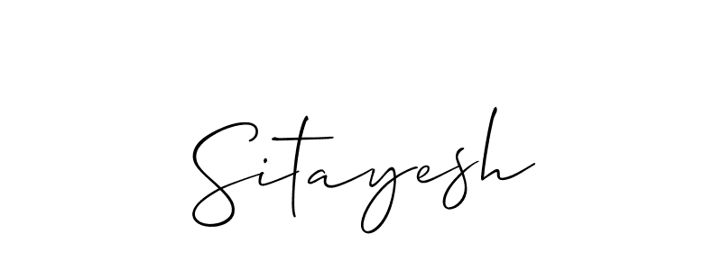 Best and Professional Signature Style for Sitayesh. Allison_Script Best Signature Style Collection. Sitayesh signature style 2 images and pictures png