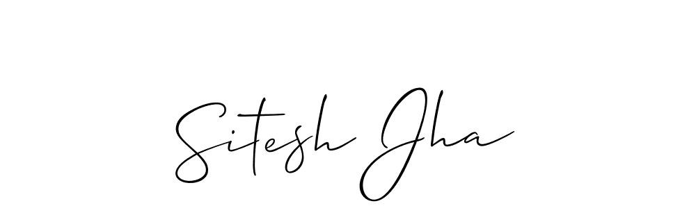 Make a beautiful signature design for name Sitesh Jha. Use this online signature maker to create a handwritten signature for free. Sitesh Jha signature style 2 images and pictures png