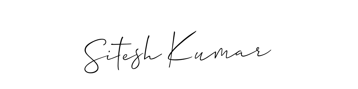 You can use this online signature creator to create a handwritten signature for the name Sitesh Kumar. This is the best online autograph maker. Sitesh Kumar signature style 2 images and pictures png