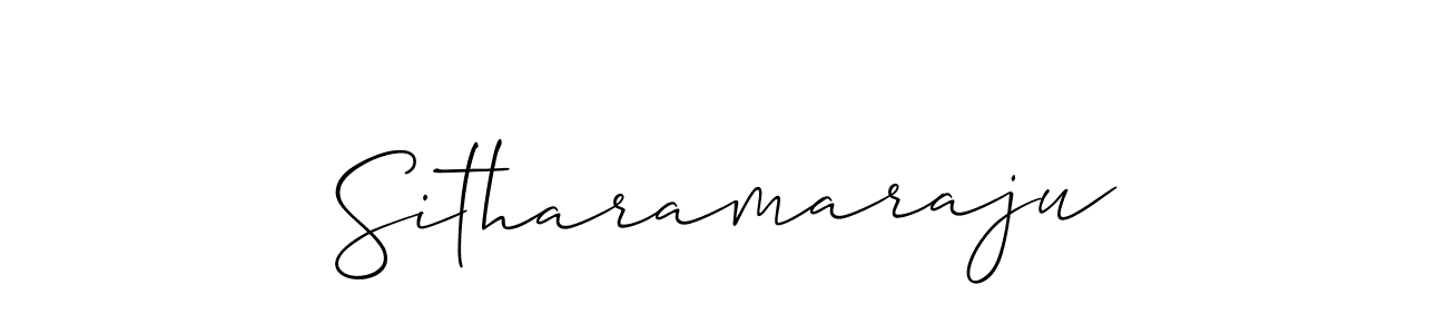 if you are searching for the best signature style for your name Sitharamaraju. so please give up your signature search. here we have designed multiple signature styles  using Allison_Script. Sitharamaraju signature style 2 images and pictures png