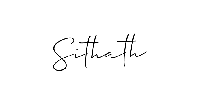 How to Draw Sithath signature style? Allison_Script is a latest design signature styles for name Sithath. Sithath signature style 2 images and pictures png