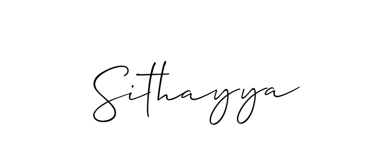 How to make Sithayya name signature. Use Allison_Script style for creating short signs online. This is the latest handwritten sign. Sithayya signature style 2 images and pictures png
